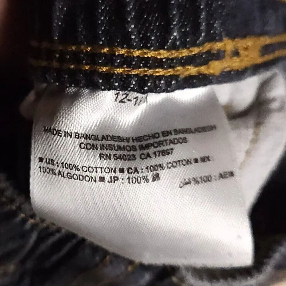 Old Navy Toddler Boys Straight Leg Elastic Waist Jeans 12-18 Months